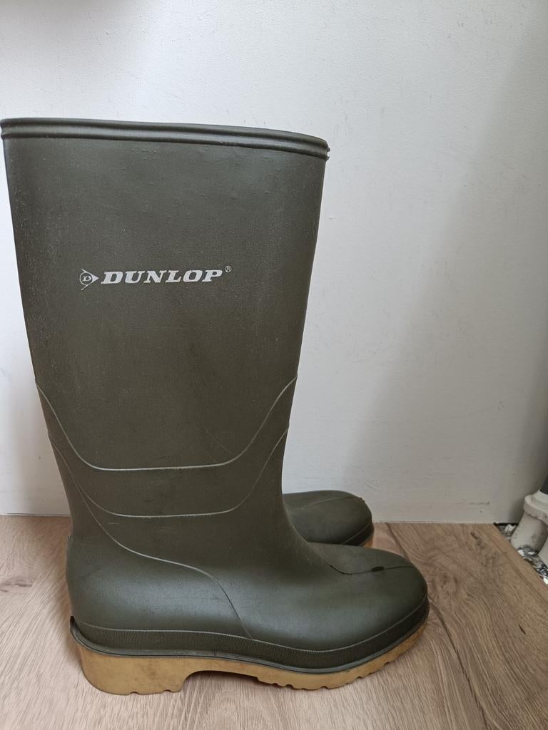 Dunlop regenlaarzen, maat 35, groen, Ophalen of Verzenden, Jongen of Meisje