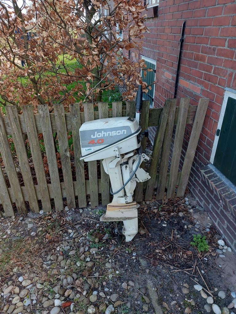 Te koop buitenboordmotor Johnson, Ophalen of Verzenden, Gebruikt, Motor en Techniek, Zeilboot of Motorboot
