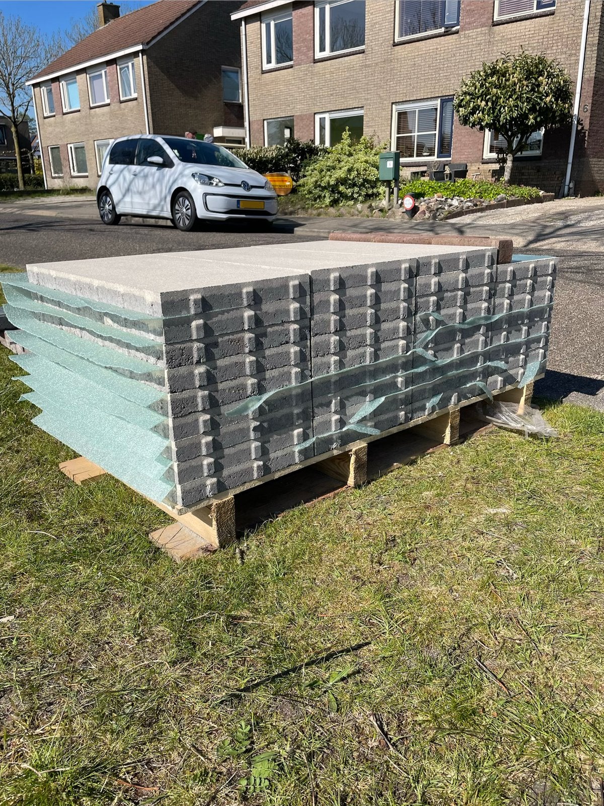 MBI GeoCorso Rimini terrastegels 60x30cm (+/- 5m2), Ophalen, Nieuw, Beton, Terrastegels