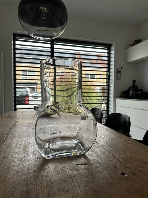 prachtige mooie grote glazen vaas, Ophalen, Geschikt voor buiten, Transparant, Nieuw