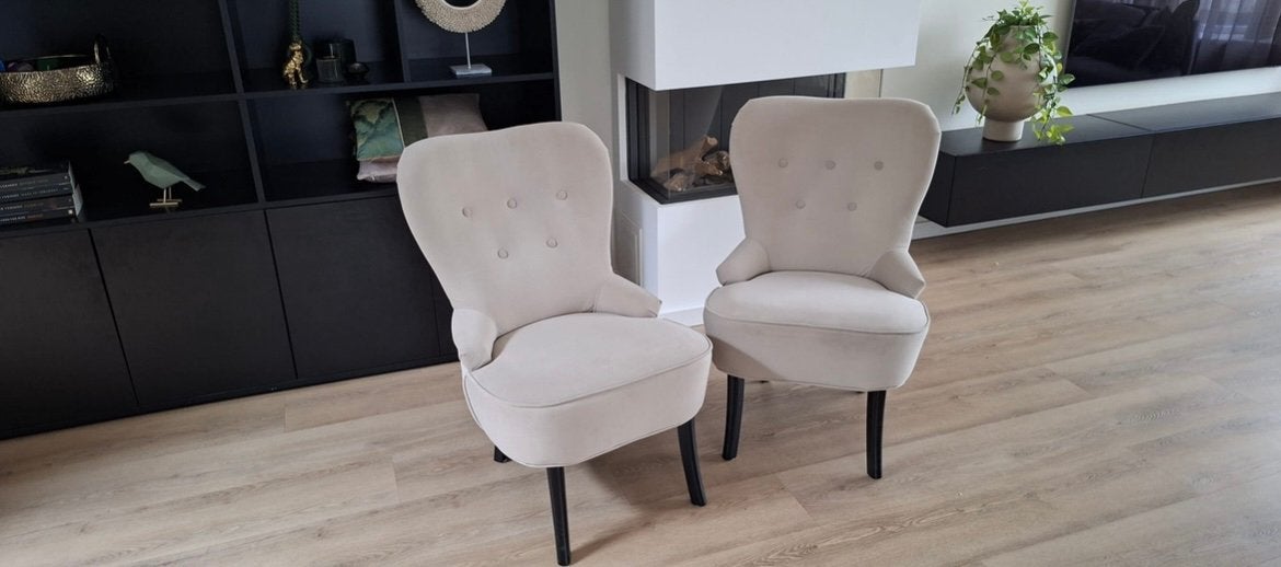 Fauteuils, Ophalen, Zo goed als nieuw, Bruin, Twee