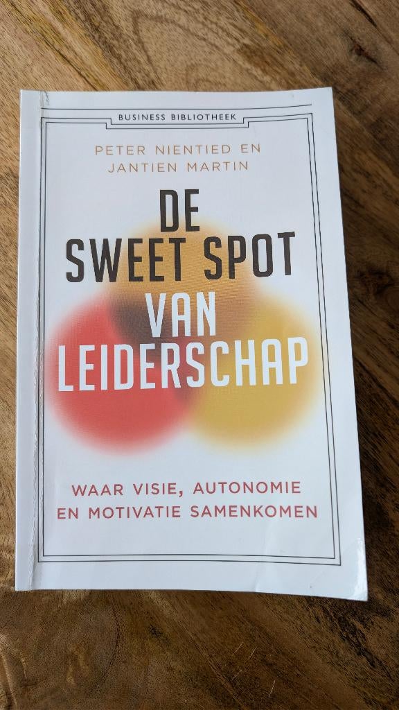 De sweetspot van leiderschap, Ophalen of Verzenden, Zo goed als nieuw, Management, Peter nientied en Jantien Martin
