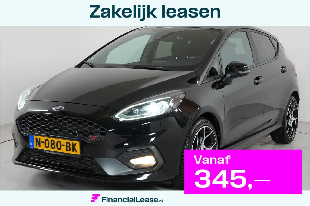 Ford Fiesta 1.5 EcoBoost ST-3 | 200pk | Camera | Stl. verw., Voorwielaandrijving, Stof, Met garantie (alle), Zwart