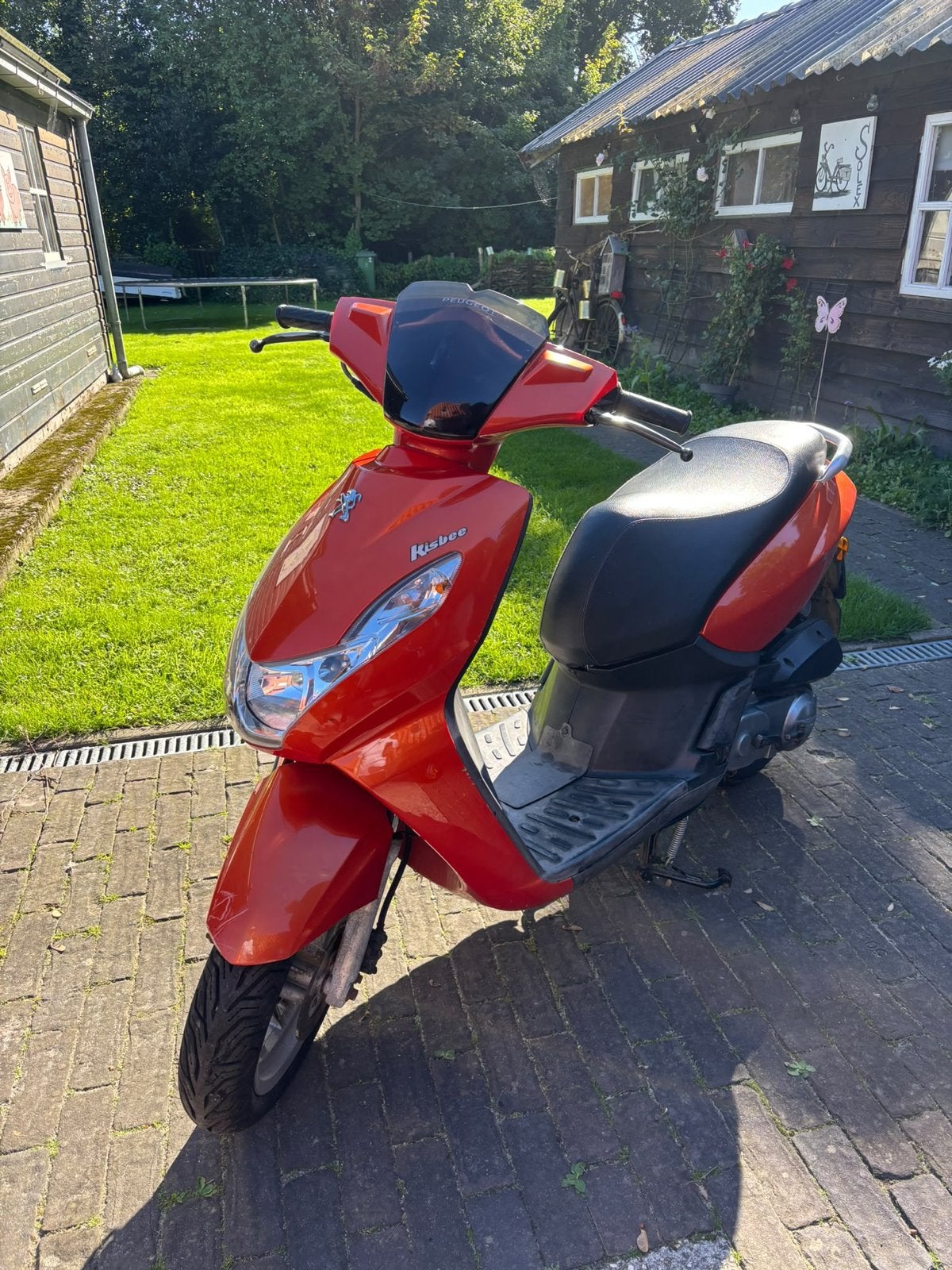 Scooter Peugeot Kisbee 2008 oranje, Ophalen, Gebruikt, Overige modellen, Benzine