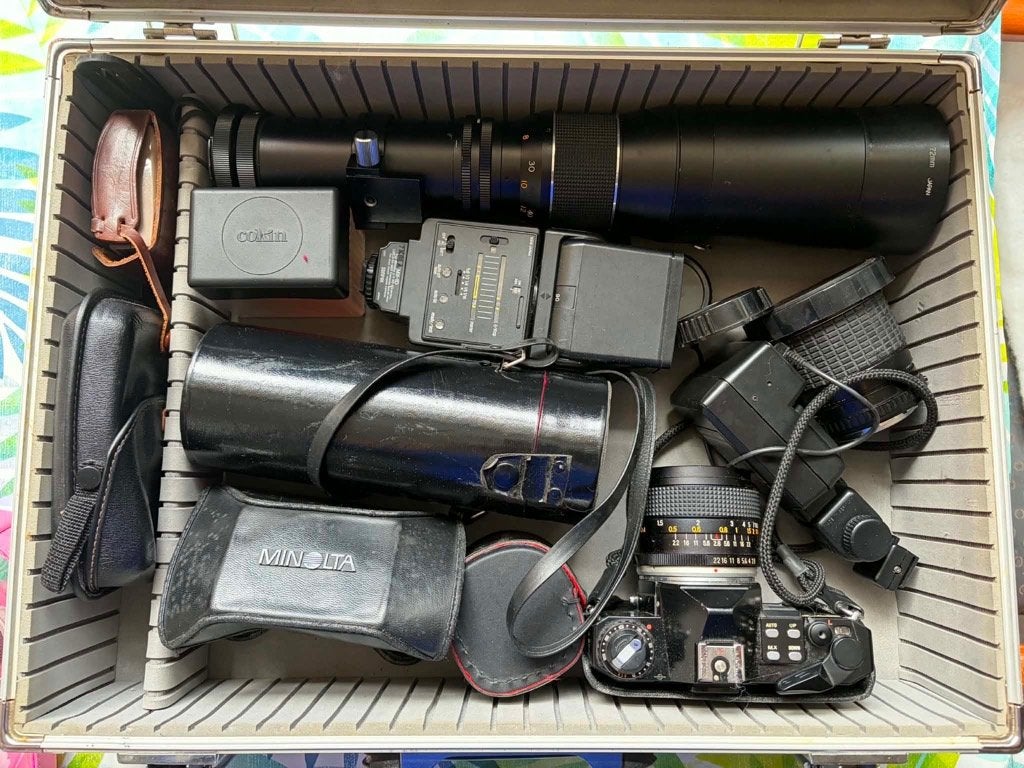 Vintage Analoge cameraset, Ophalen, Gebruikt, Overige typen, Overige Merken