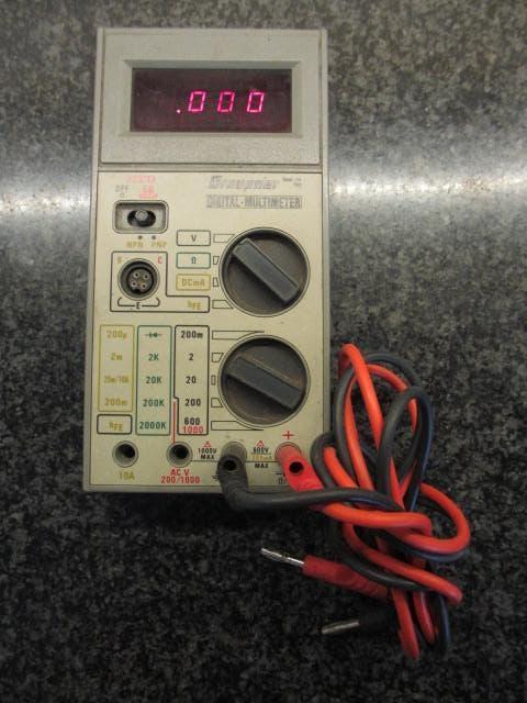 Graupner 762 multimeter, Doe-het-zelf en Verbouw, Ophalen of Verzenden, Gebruikt, Multimeter