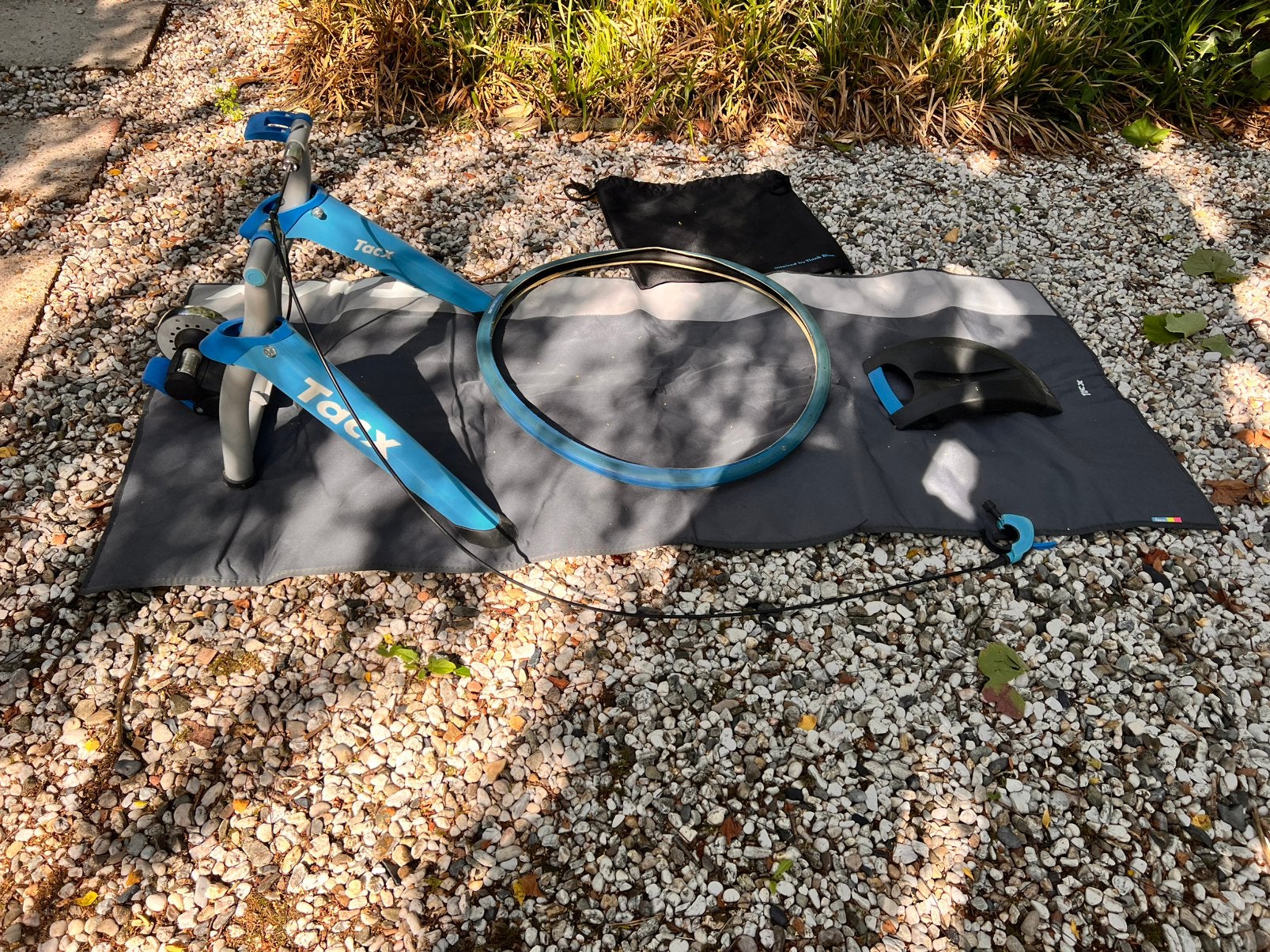 Tacx Santori fietstrainer, Ophalen, Zo goed als nieuw, Overige materialen, Hometrainer