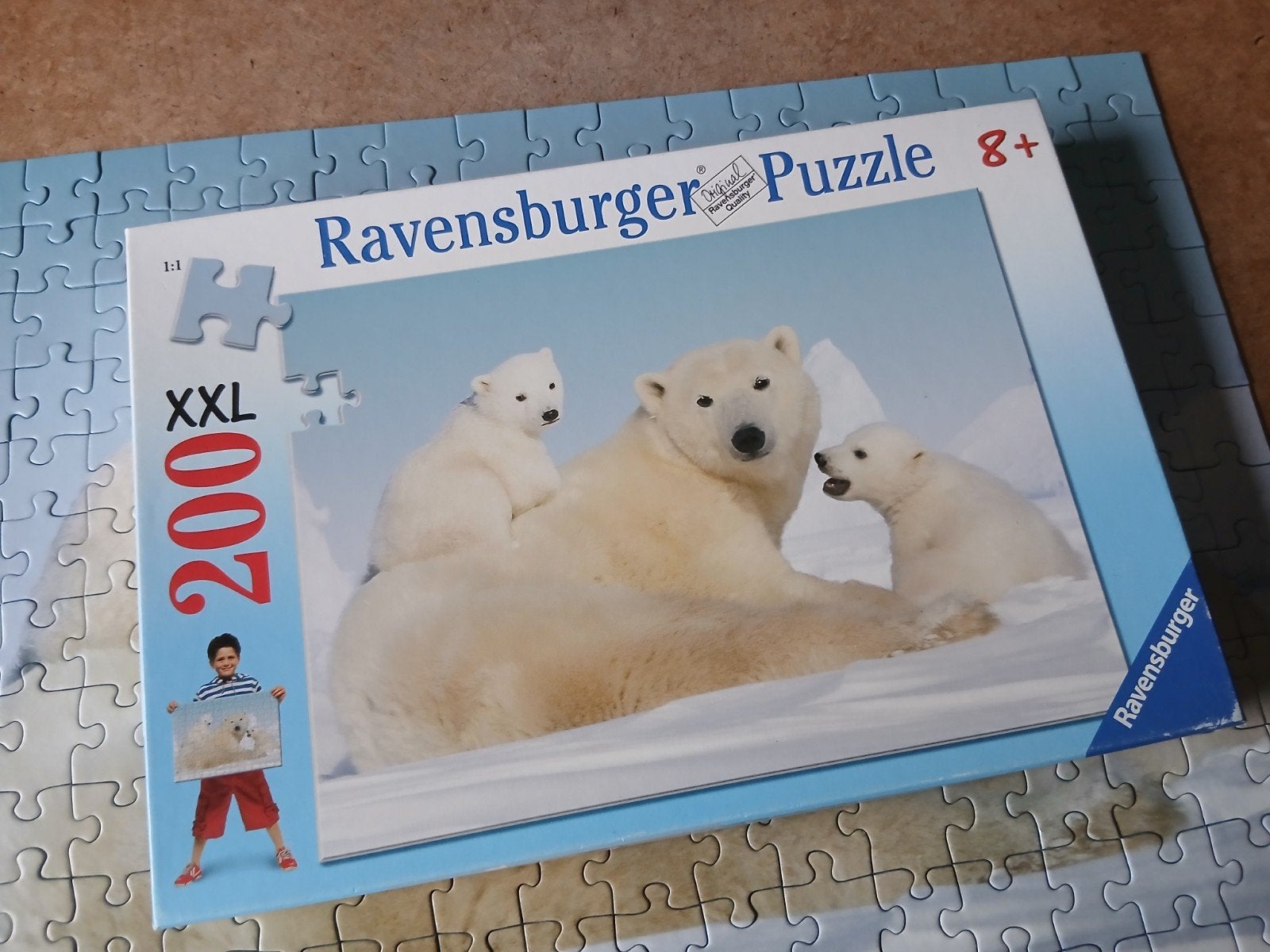 Ravensburger XXL 200 stukjes Puzzel IJsberen, Ophalen of Verzenden