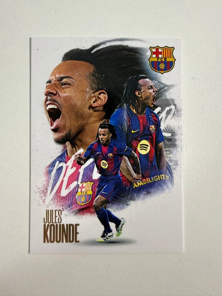 Jules Kounde Futera FX Barcelona 2026, Verzamelen, Sportartikelen en Voetbal, Ophalen of Verzenden, Nieuw, Buitenlandse clubs