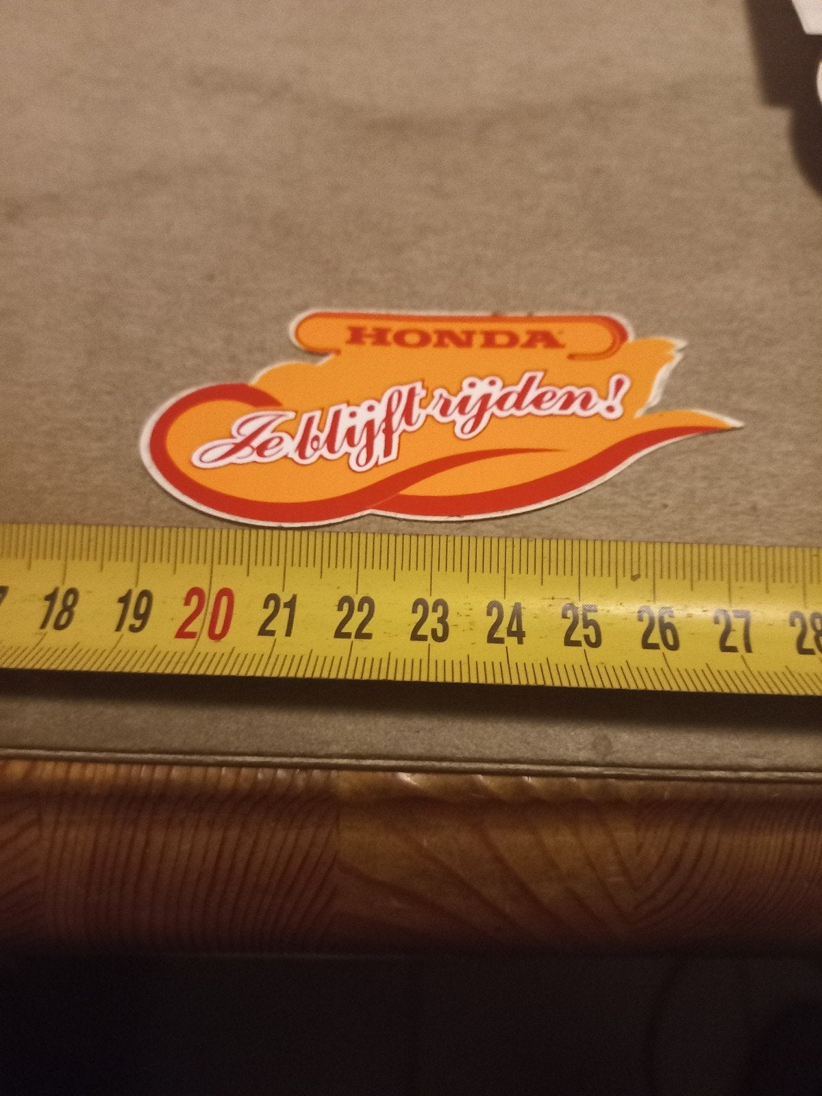 Honda 'je blijft rijden!' Sticker, Ophalen of Verzenden