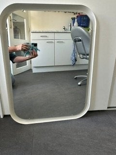 Rechthoekige spiegel + LED verlichting 80x60 IKEA STORJORM, Huis en Inrichting, Woonaccessoires | Spiegels, Ophalen, Zo goed als nieuw
