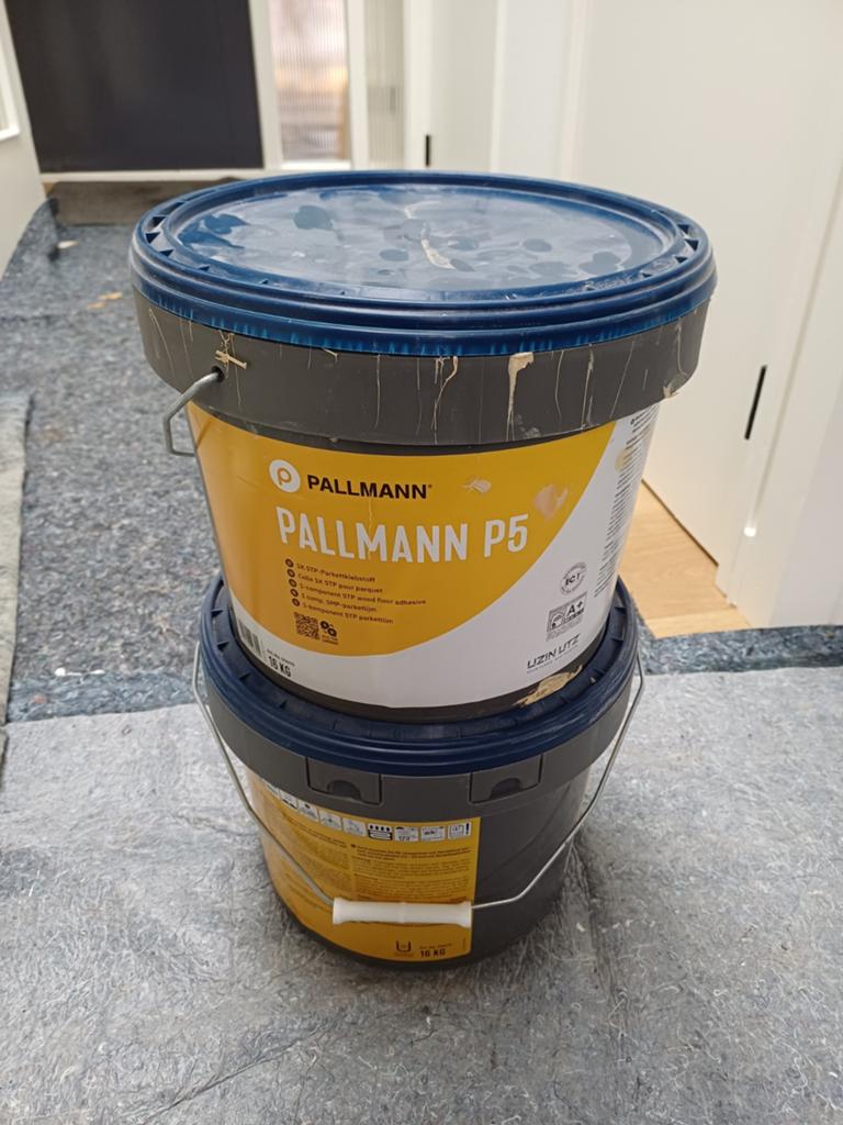 Pallmann P5 Parketlijm - polymeerlijm - houten vloeren lijm, Overige materialen, 30 cm of meer, 50 tot 150 cm, Nieuw