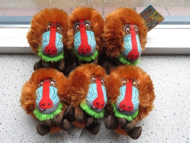 Manuel Mandril aap of aapje van Lidl Safari knuffels, Lidl, Ophalen of Verzenden, Zo goed als nieuw, Klein (minder dan 20 cm)