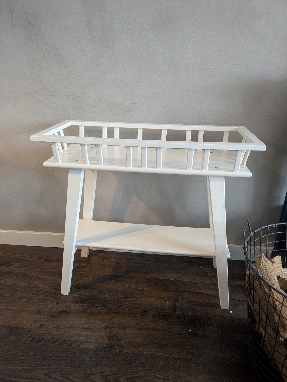 Plantentafel IKEA Lantvik, Huis en Inrichting, Tafels | Bijzettafels, Gebruikt, Ophalen of Verzenden, 75 cm of meer, 60 cm of meer