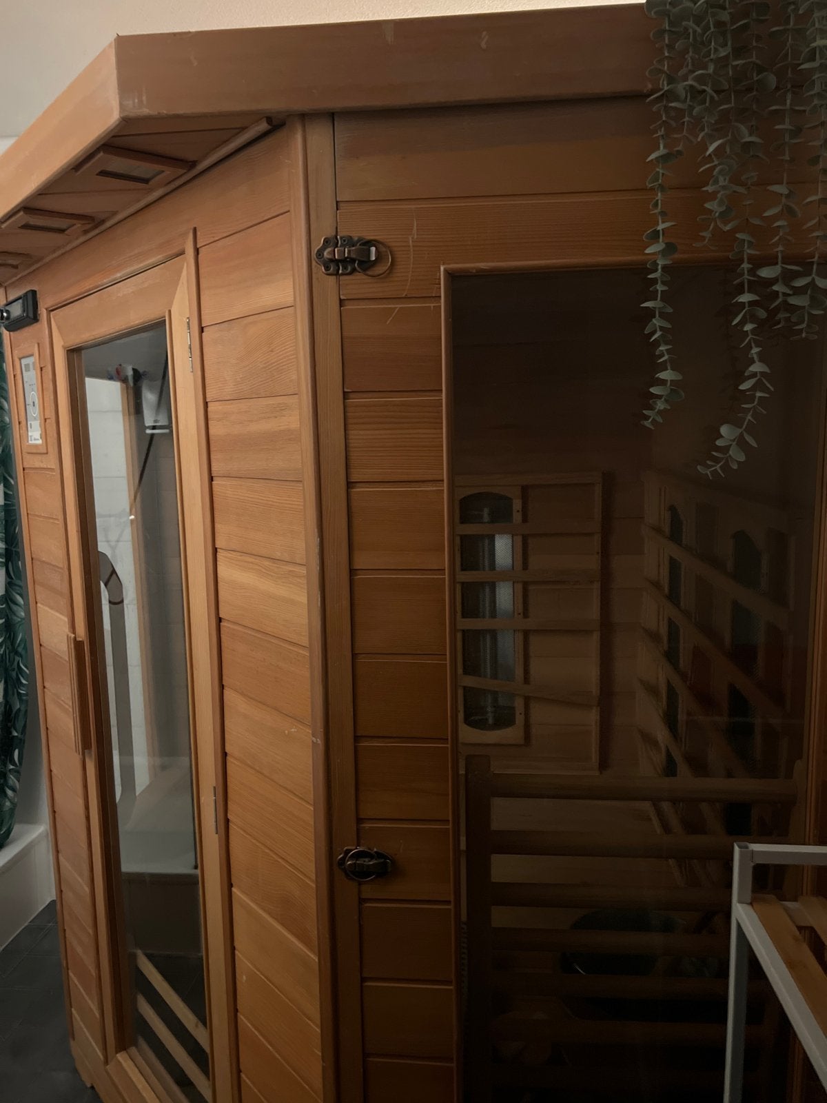 Complete Sauna - Infrarood en Fins/Traditioneel, Sport en Fitness, Sauna, Ophalen, Gebruikt, Fins of Traditioneel, Complete sauna