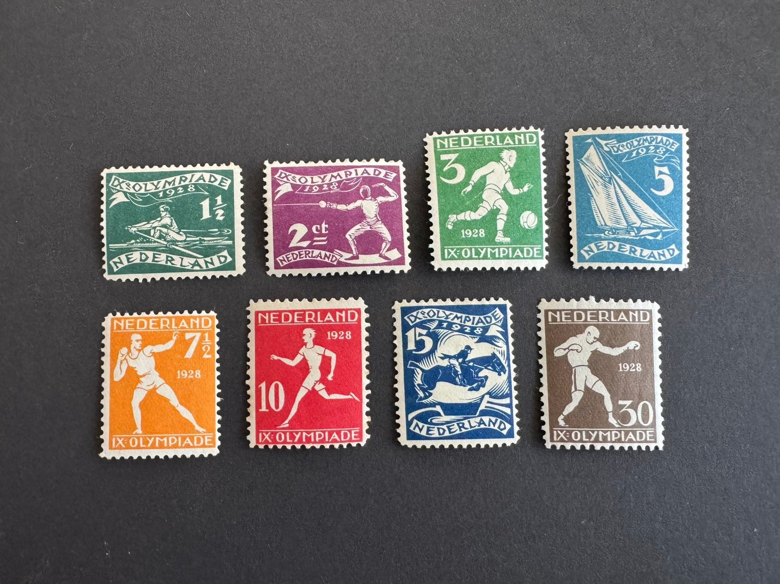 1928 Olympiade Amsterdam NVPH nr 212-219 ongestempeld, Verzenden, T/m 1940, Postfris