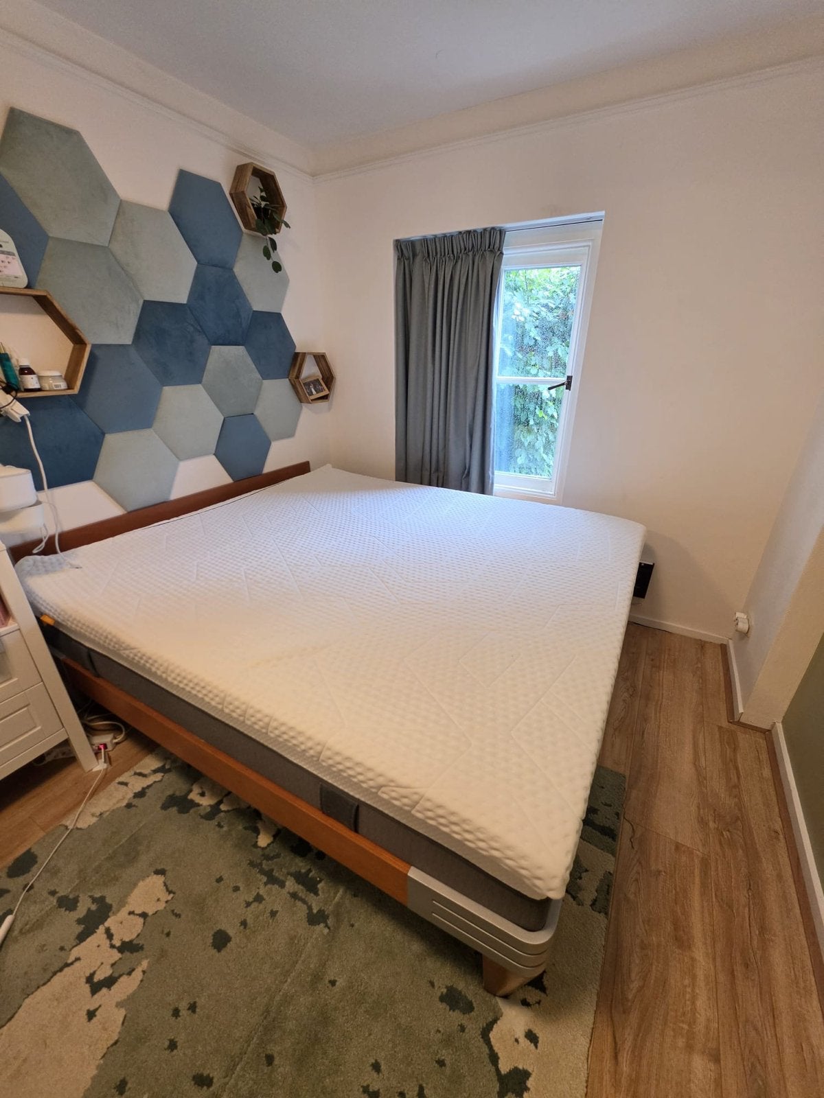 Auping bedbodem met Emma matras and topmatras 180x200 cm, Huis en Inrichting, Slaapkamer | Matrassen en Bedbodems, Ophalen, Gebruikt
