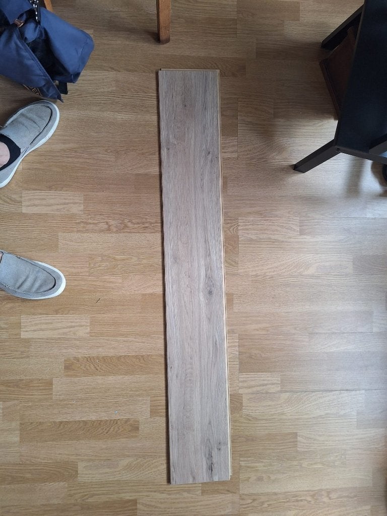 Wit Eiken Laminaat planken - 12,9m2 - Nieuw, Ophalen, Nieuw, 10 m² of meer, 10 tot 30 cm