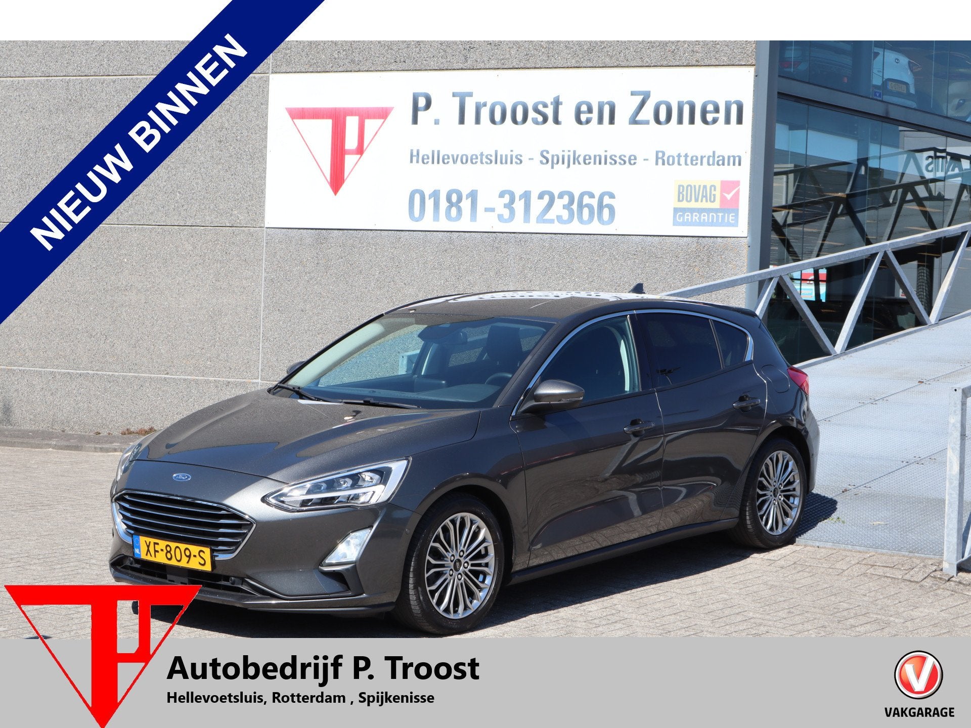 Ford Focus 1.0 EcoBoost Titanium Business Nederlandse auto!, 12 maanden, Stof, Gebruikt, Origineel Nederlands