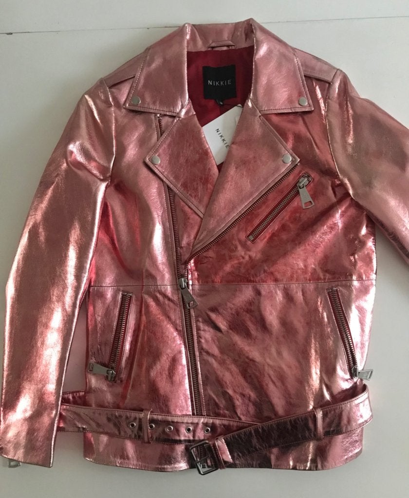 Nikkie Jasje van glanzend roze verschoten kleur maat m, Kleding | Dames, Jassen | Winter, Maat 38/40 (M), Ophalen of Verzenden