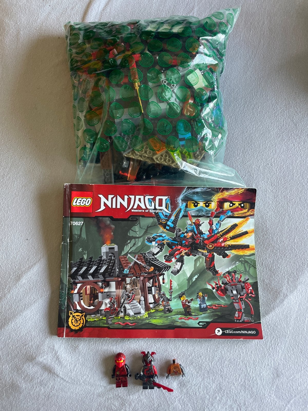 LEGO Ninjago 70627 Draken Smederij met instructies, Kinderen en Baby's, Speelgoed | Duplo en Lego, Gebruikt, Lego, Ophalen of Verzenden