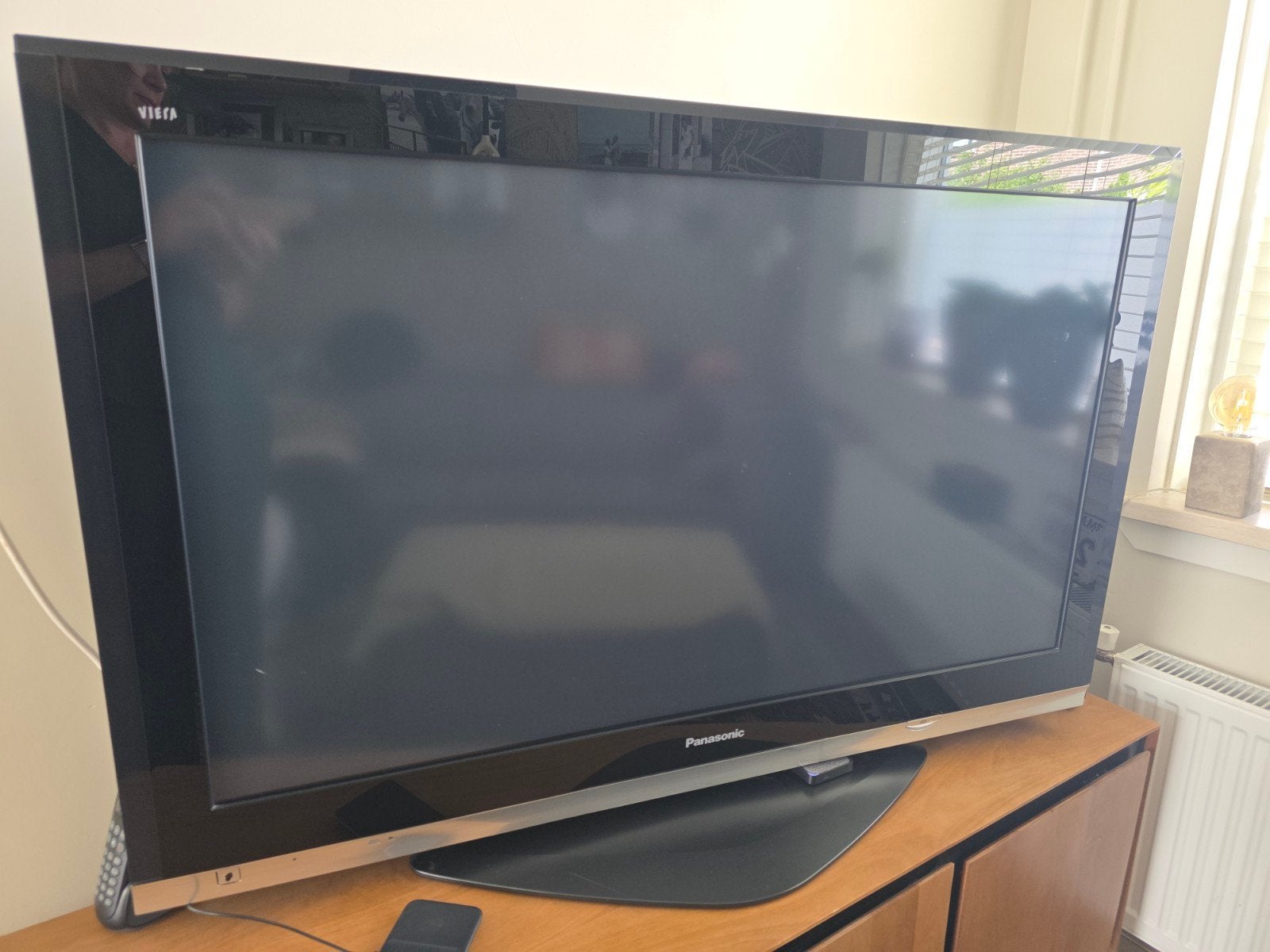 Panasonic 50 inch Plasma TV (TH-50PV700F) incl. voet, Ophalen, Gebruikt, Panasonic, 50 Hz