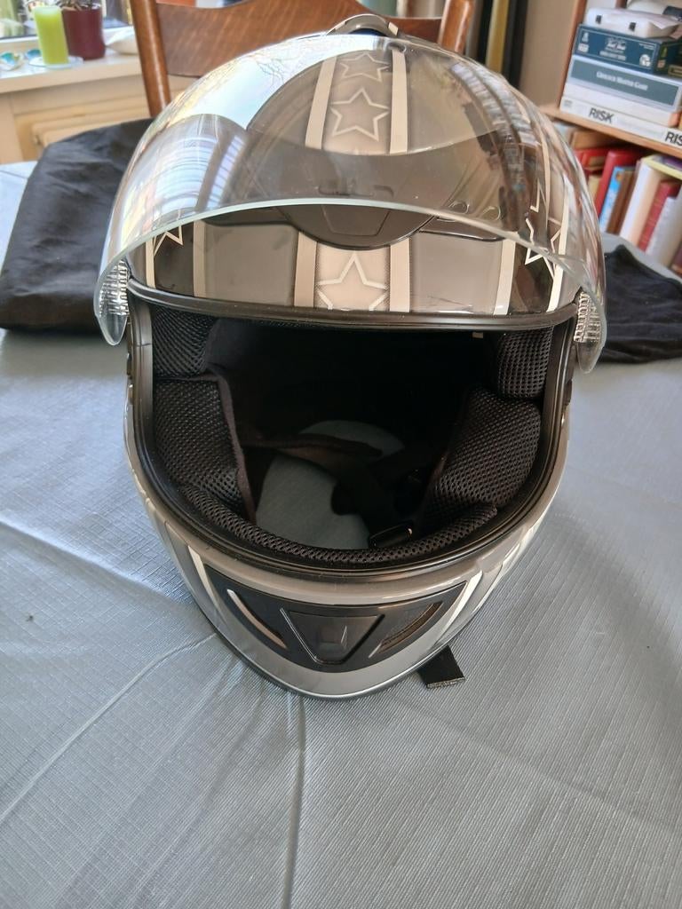 Motorfiets helm., Systeemhelm, Dames, XL, Tweedehands