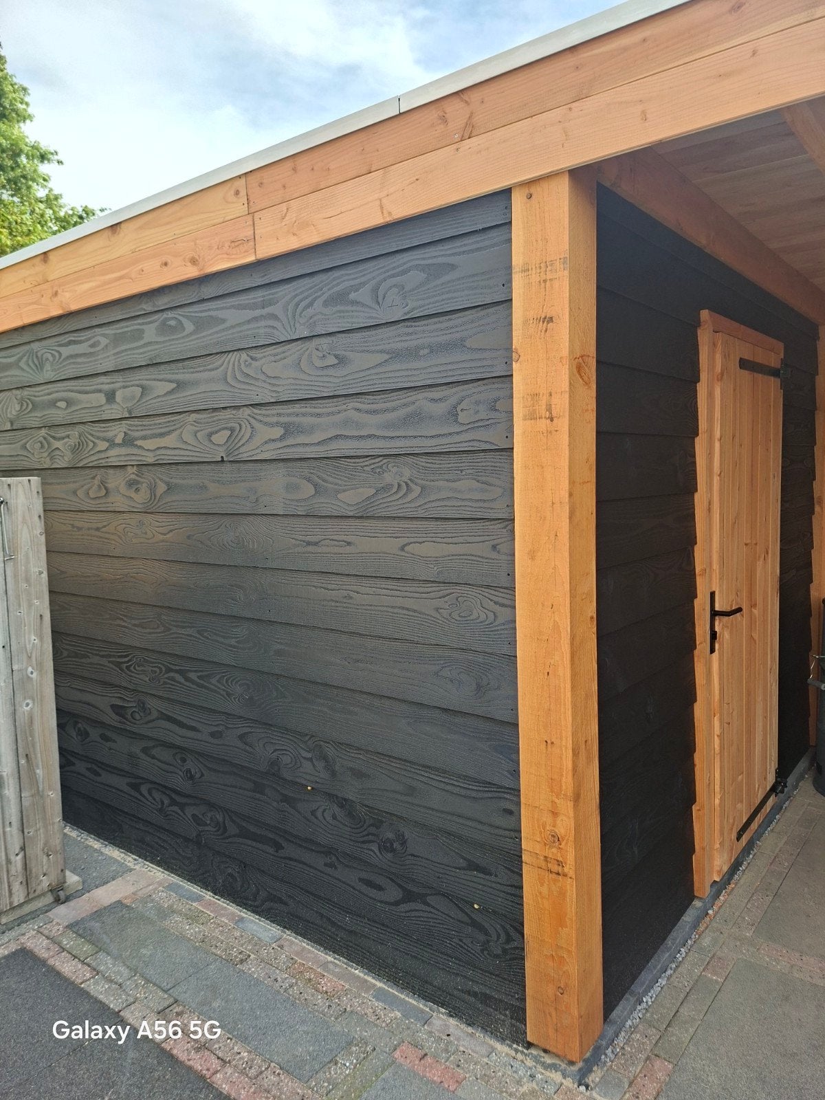2x Betonpoer en 2x Douglas paal, Doe-het-zelf en Verbouw, Hout en Planken, Ophalen, Nieuw, 200 tot 250 cm, 50 mm of meer