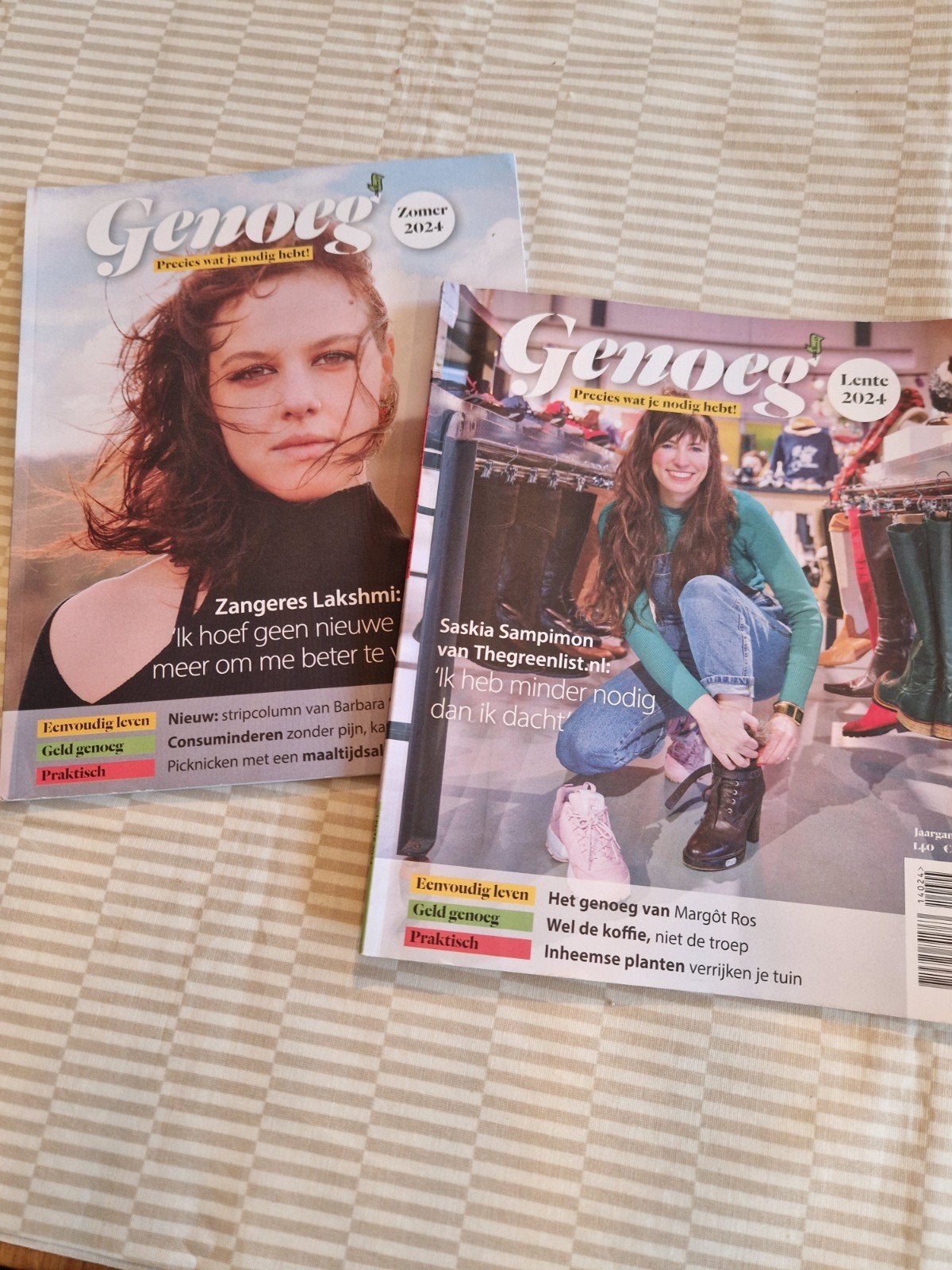 Tijdschrift Genoeg, Boeken, Ophalen of Verzenden, Zo goed als nieuw, Overige typen