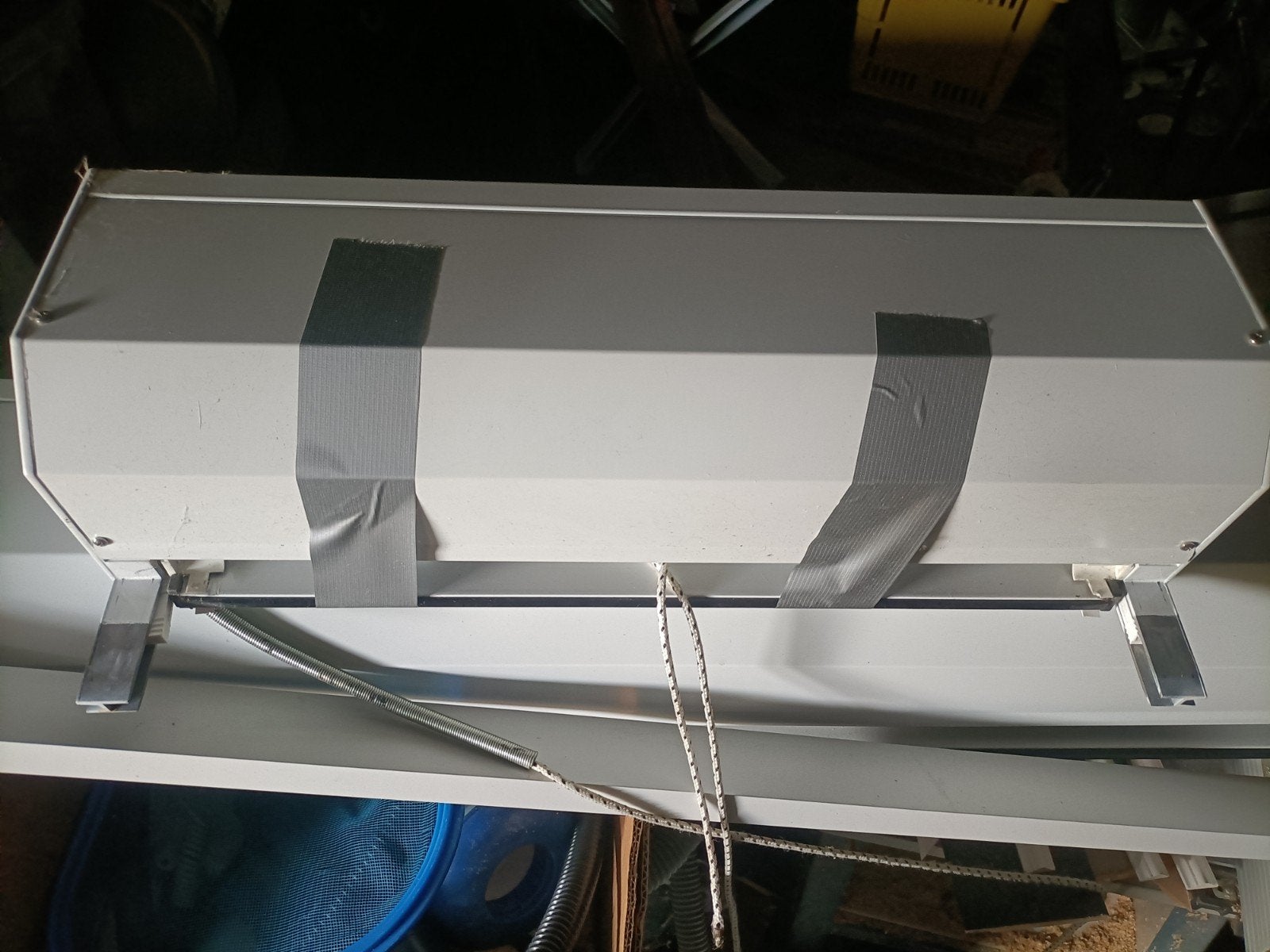 Rolluik breedte 55cm hoogte 178cm, Doe-het-zelf en Verbouw, Rolluiken, Minder dan 100 cm, Wit, Ophalen of Verzenden, Zo goed als nieuw
