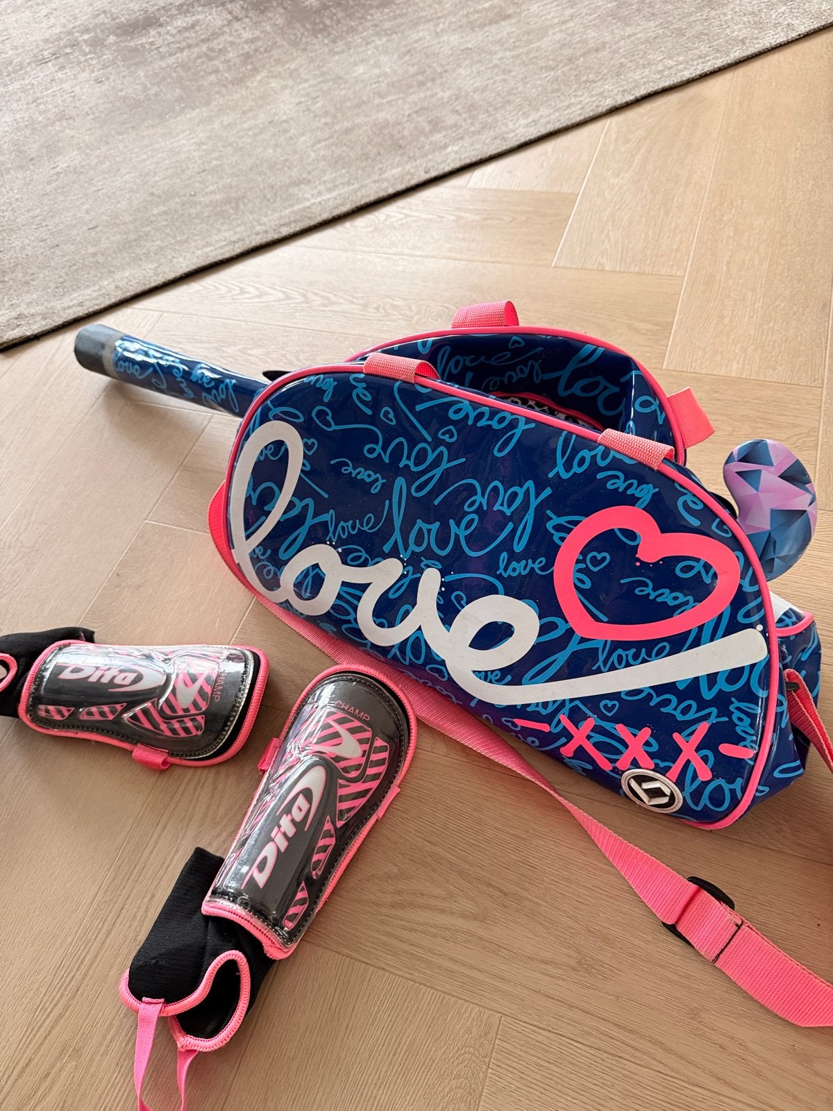Grays hockeystick met tas en beschermers, 2 x  gebruikt., Ophalen of Verzenden, Gebruikt, Stick
