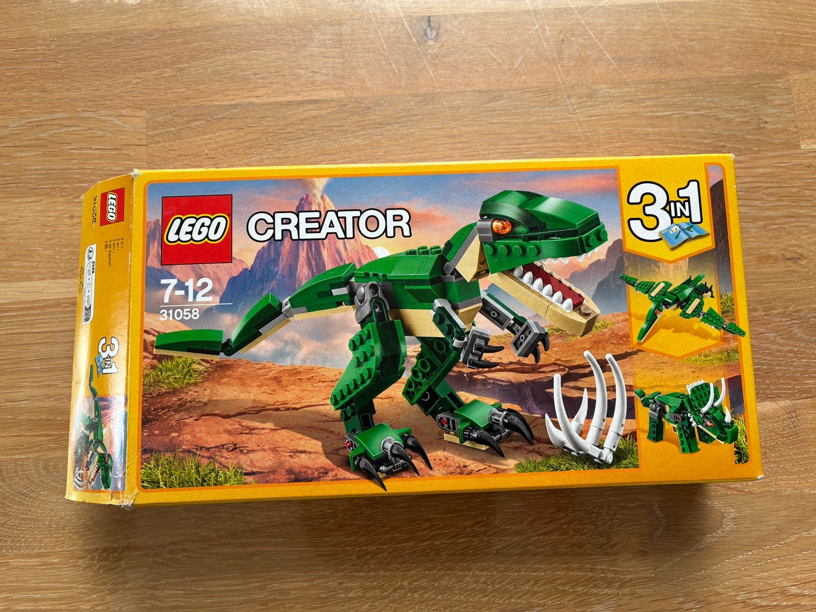 Lego Creator Mighty Dinosaurs 3 in 1 #31058 (2017), Ophalen, Lego, Compleet, Zo goed als nieuw