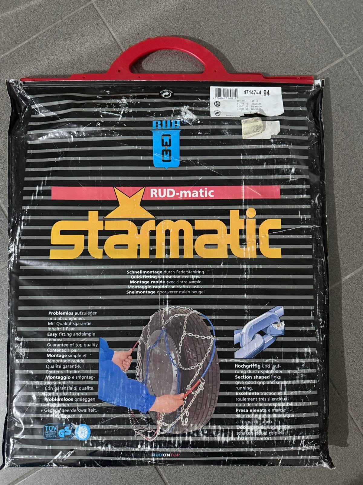 RUD-matic StarMatic Sneeuwkettingen - Veilig op Wintersport, Ophalen of Verzenden, Zo goed als nieuw