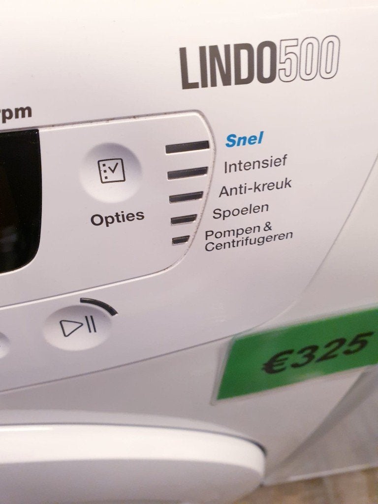 Wasmachine Zanussi 8KG️️️️️️️ ️️lindo500 A++ INC GARANTIE, Ophalen, 1200 tot 1600 toeren, Minder dan 85 cm, 8 tot 10 kg