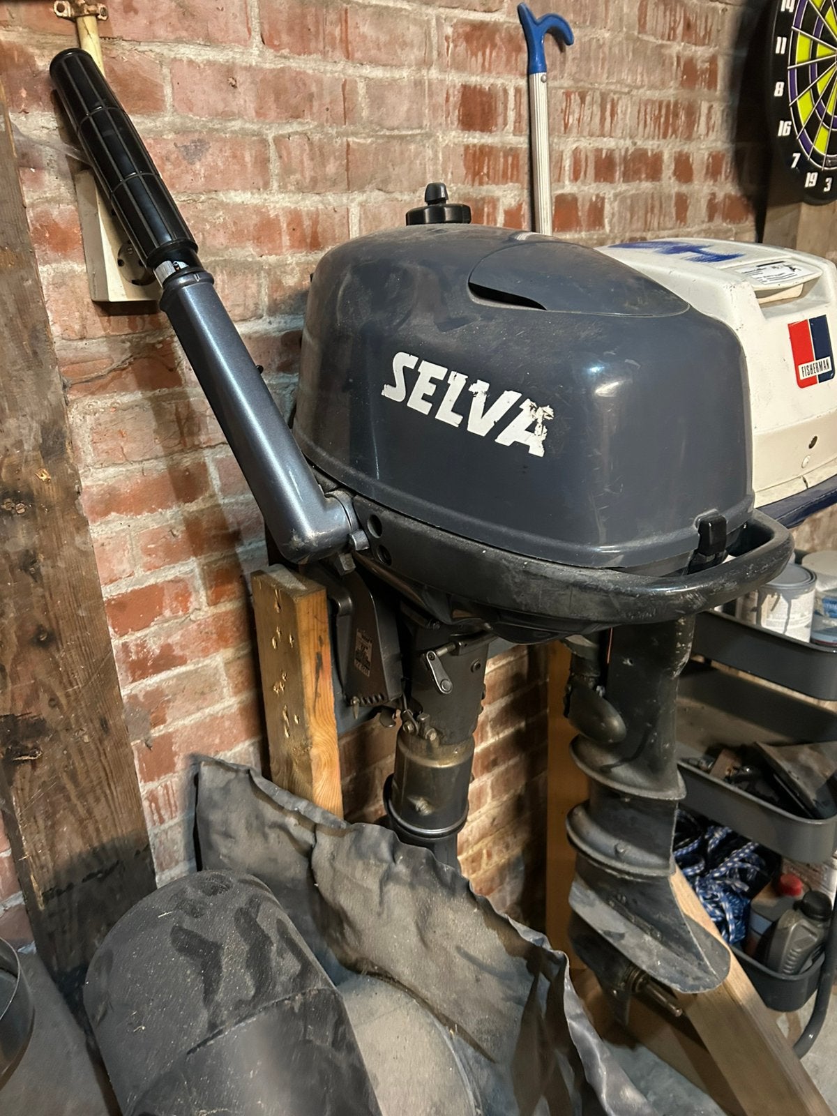 Selva/yamaha 4pk 4takt kortstaart, Ophalen, Zo goed als nieuw