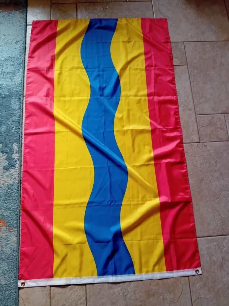 Vlag Overijssel 150x100cm (Vlagdirect €15,-), Diversen, Ophalen of Verzenden, Zo goed als nieuw