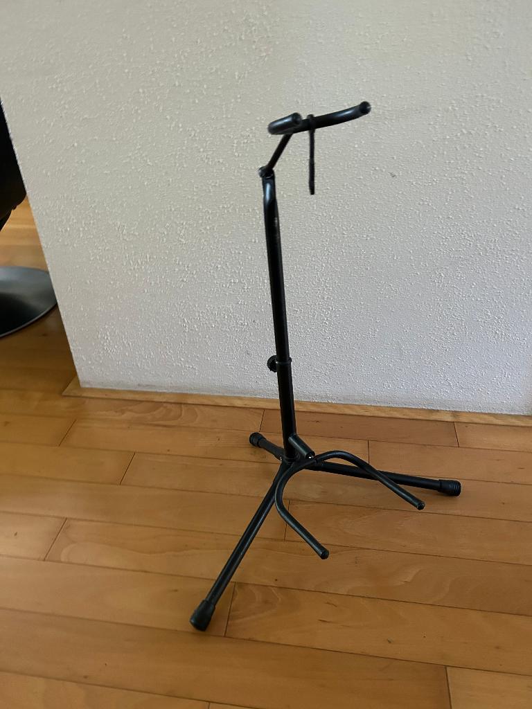 Gitaar standaard, Ophalen of Verzenden, Gebruikt, Instrumentstandaard, Gitaar