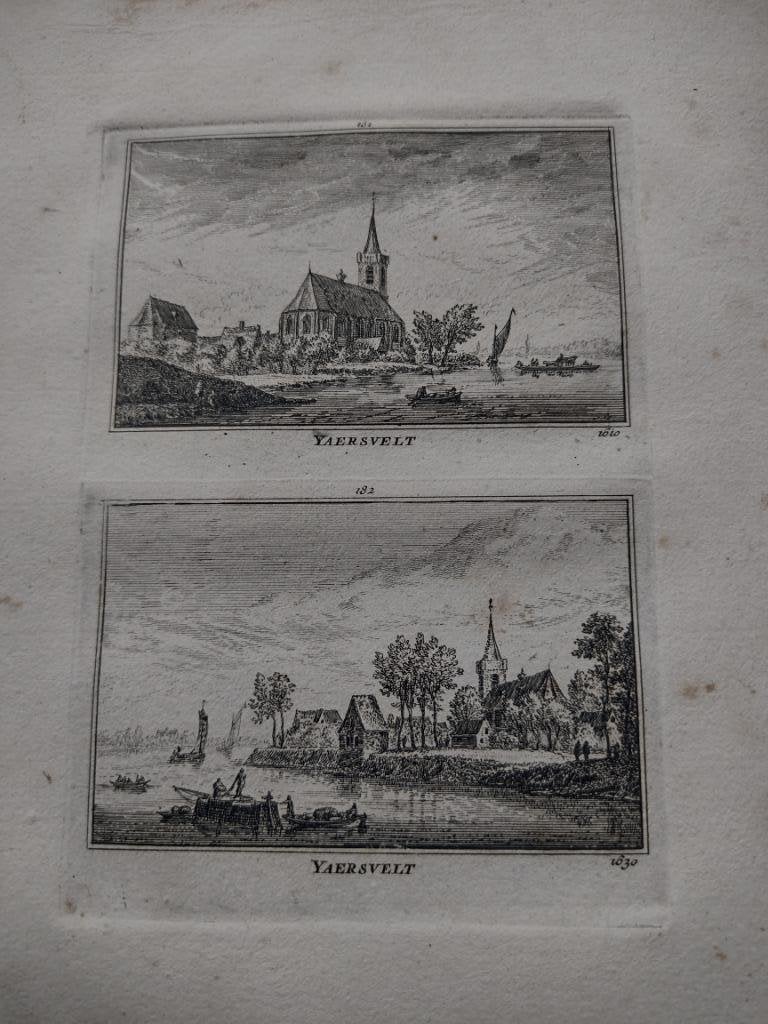 181/182 Jaarsveld Kopergravure 18e Eeuw dl 3, Ophalen of Verzenden