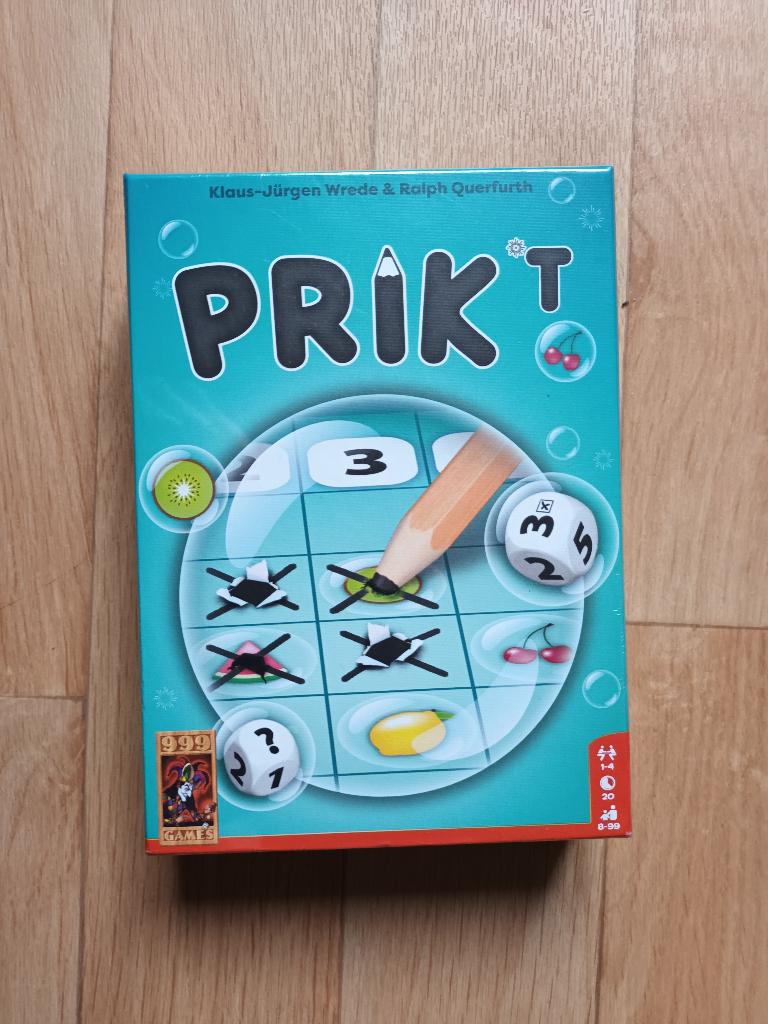 Nieuw spel dobbelspel gezelschapsspel Prik T dobbelen, Een of twee spelers, Ophalen of Verzenden, Nieuw, 999 games