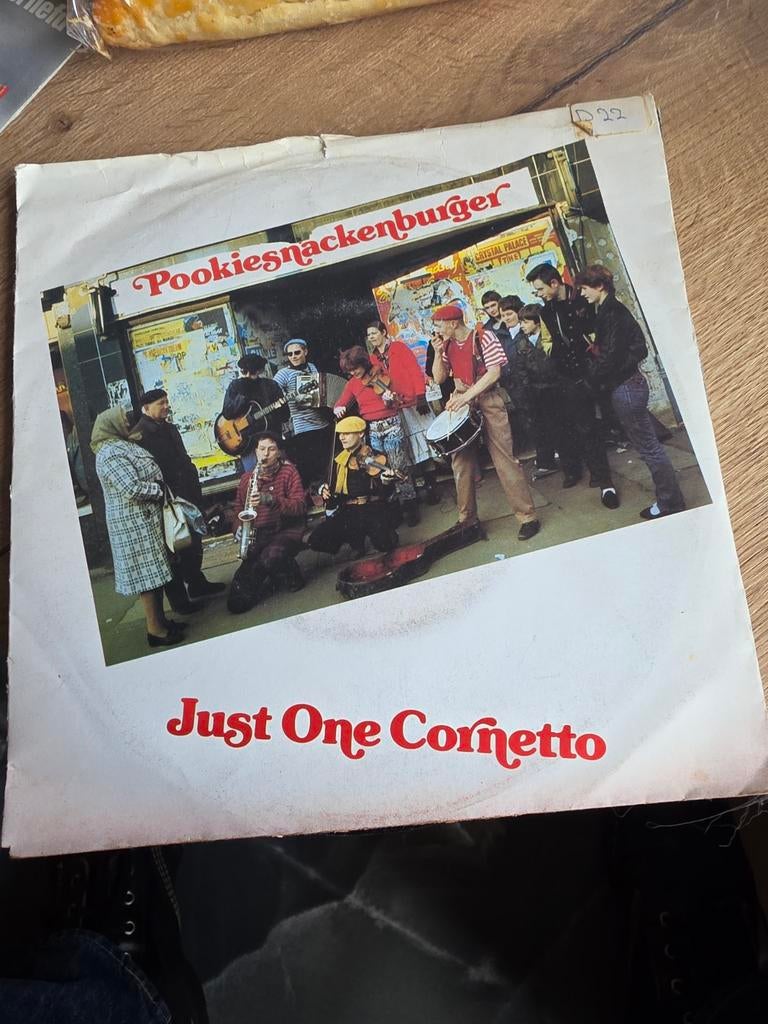 Pookiesnackenburger - Just One Cornetto 7 inch single, Ophalen of Verzenden, Gebruikt, 7 inch