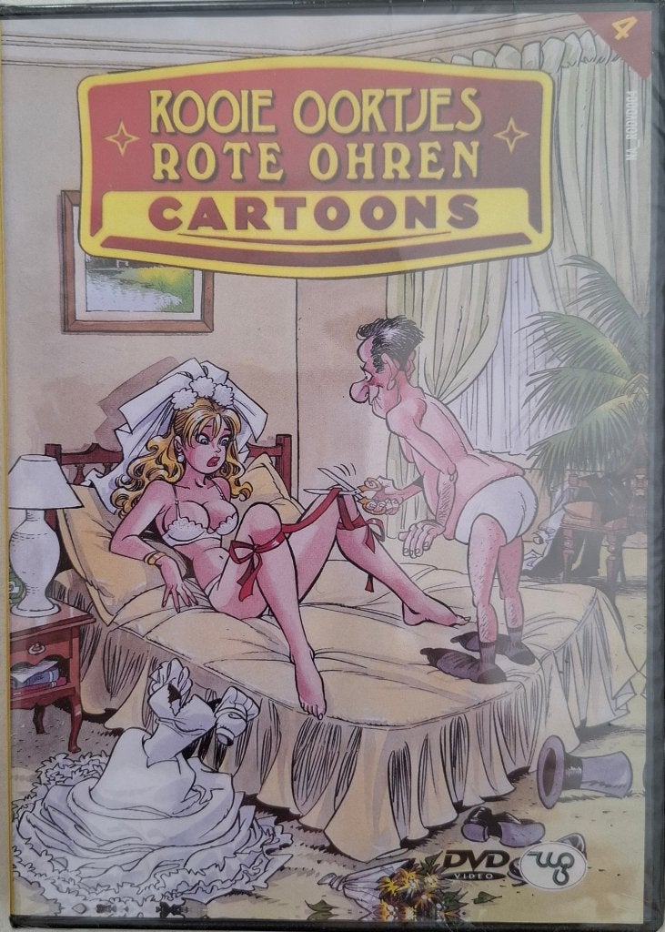 Rooie Oortjes Cartoons DVD DL 4 - NIEUW IN VERPAKKING, Europees, Nieuw in verpakking, Inclusief doosje, Tekenfilm