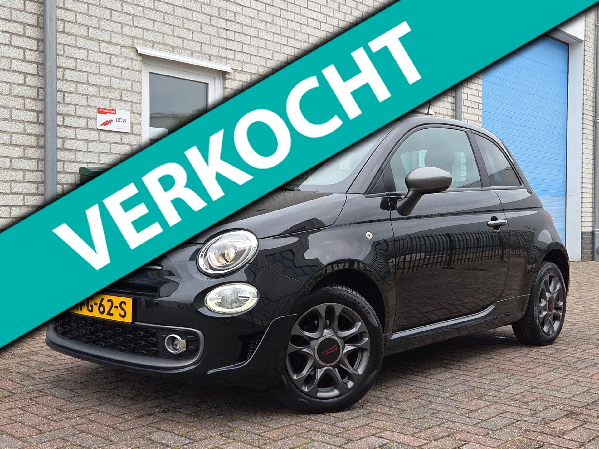 Fiat 500 1.2 Sport-Navigatie-Cruise-Pdc-Leder-Led, Gebruikt, Met garantie (alle), Leder, Bedrijf
