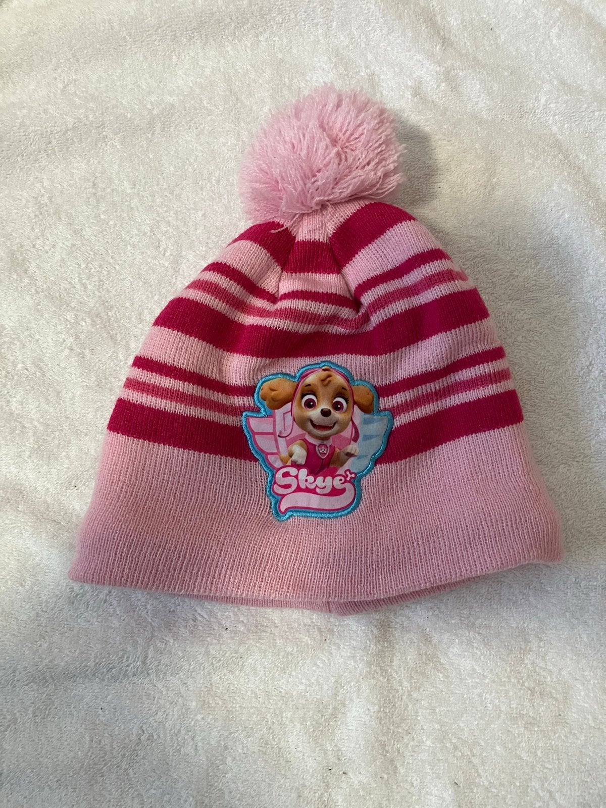 Paw Patrol Skye Muts met Pompon, Ophalen of Verzenden, Zo goed als nieuw, Meisje, Muts
