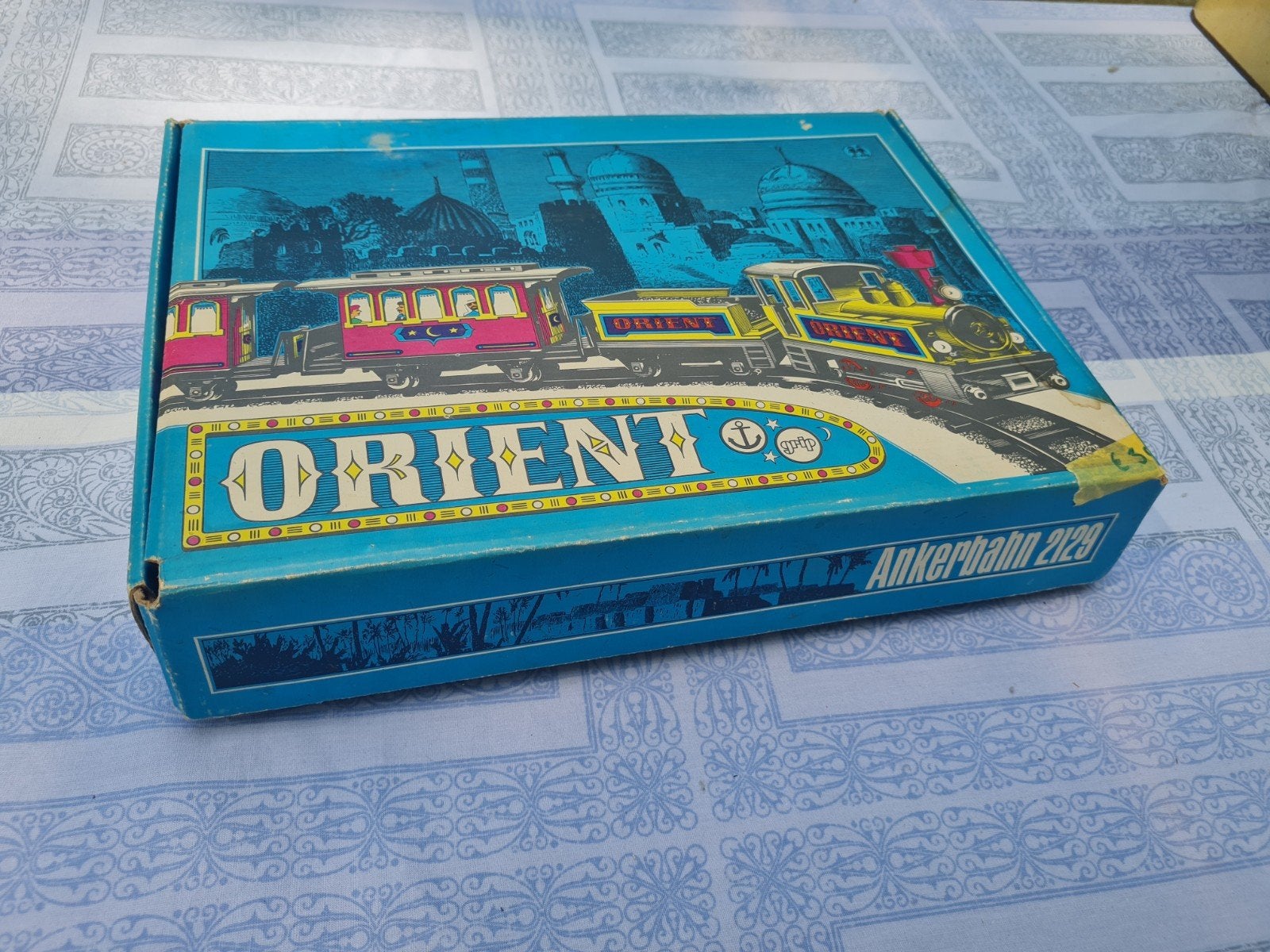 Vintage Ankerbahn 2129 Orient Treinset met Opwindmechanisme, Ophalen of Verzenden, Gebruikt, Treinset, Overige merken