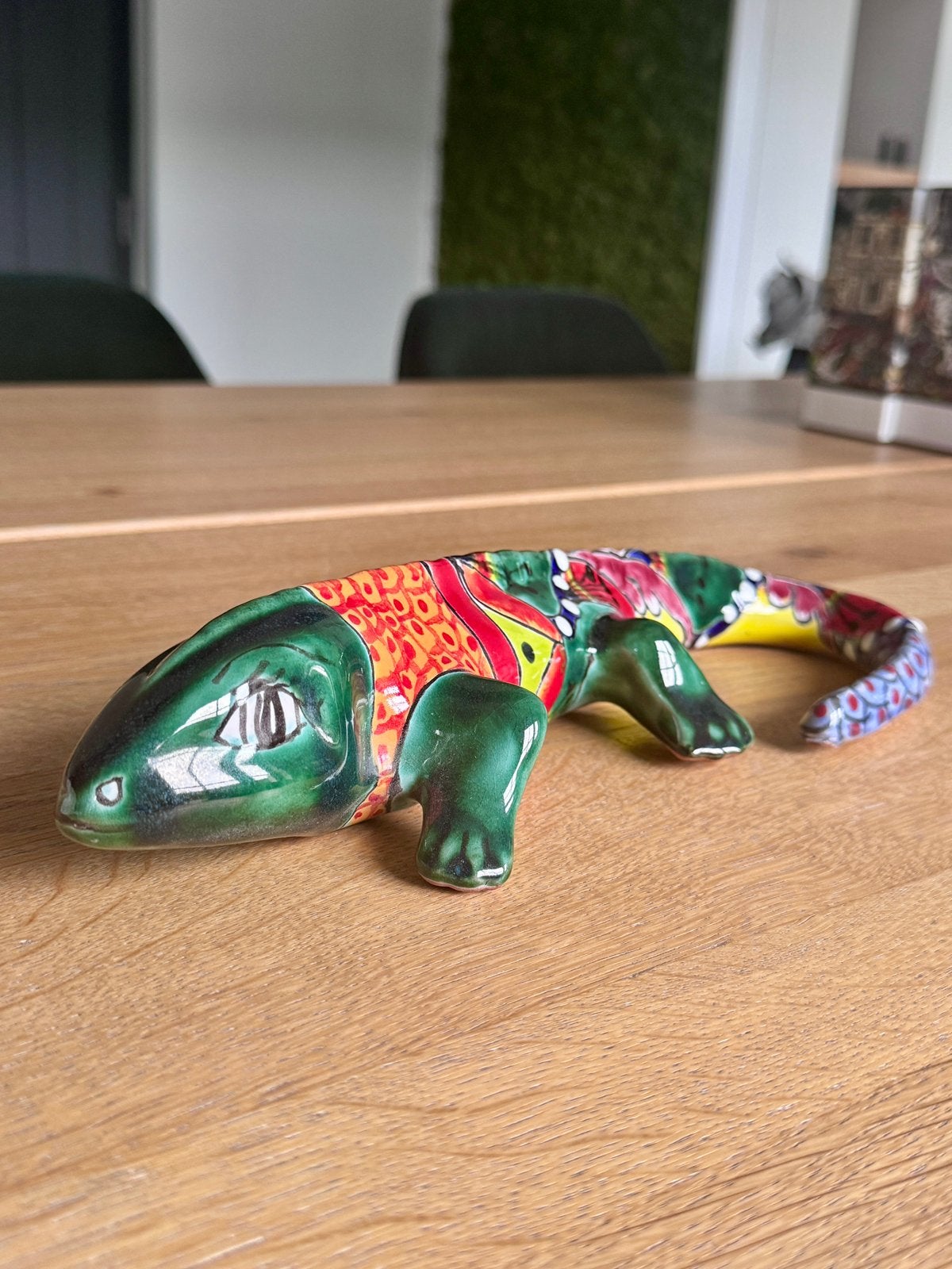 Kleurrijke Mexicaanse Talavera hagedis / gekko - 30 cm, Ophalen of Verzenden