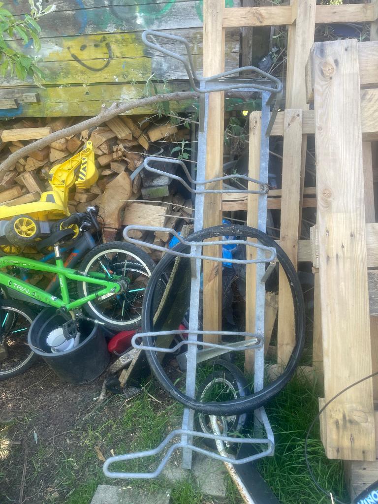Stevig grond fietsenrek, Fietsen en Brommers, Ophalen of Verzenden, Zo goed als nieuw