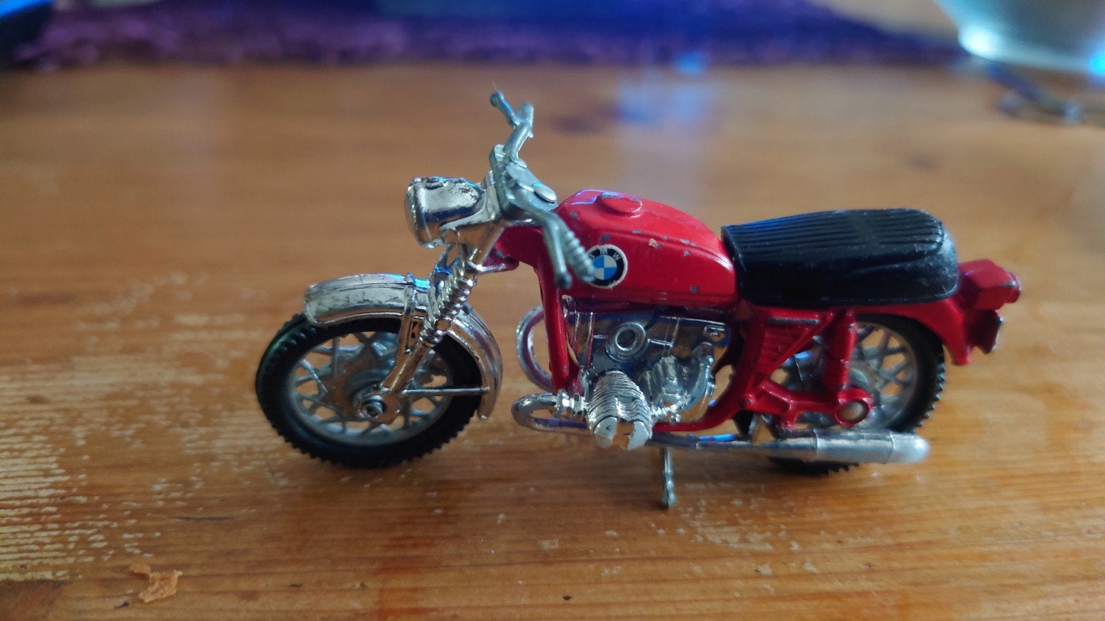 2x Miniatuur Motorvoertuigen: BMW en Harley Davidson, Ophalen of Verzenden, Zo goed als nieuw, Motoren