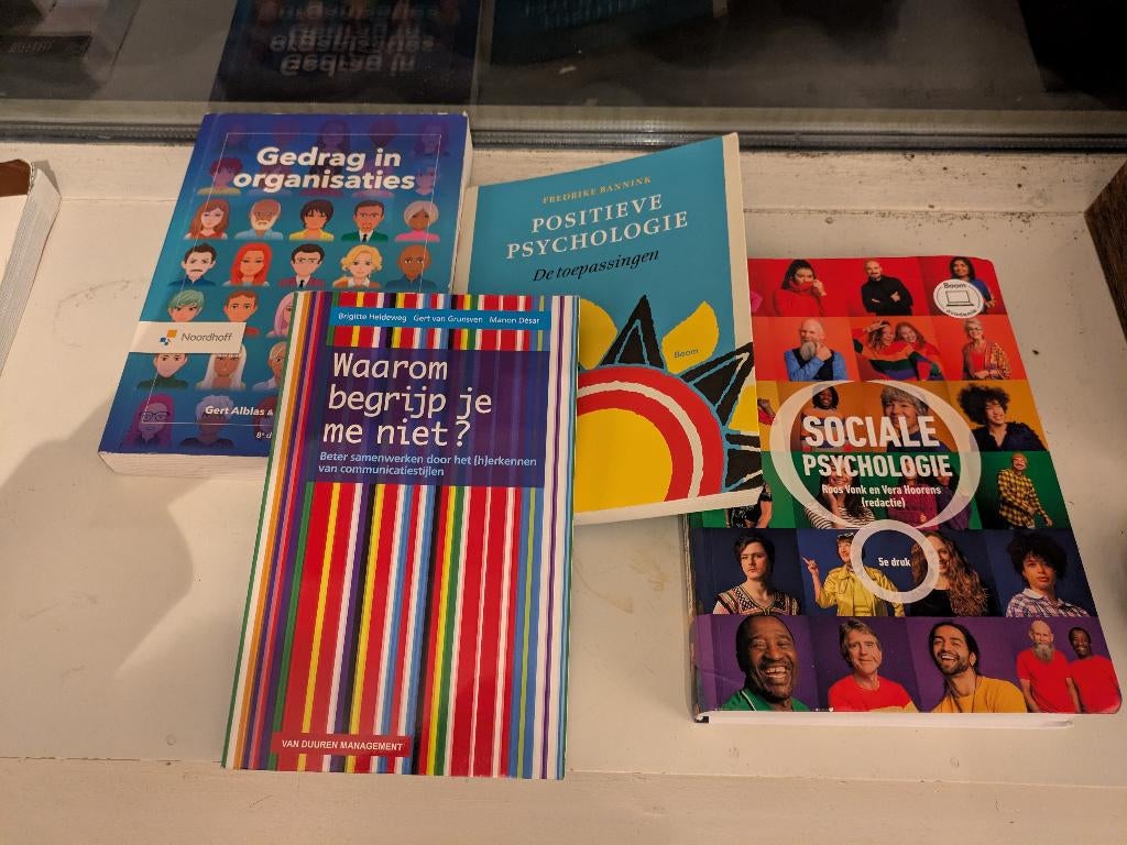 Boeken minor TPGO Windesheim, Boeken, Psychologie, Zo goed als nieuw, Sociale psychologie, Ophalen of Verzenden