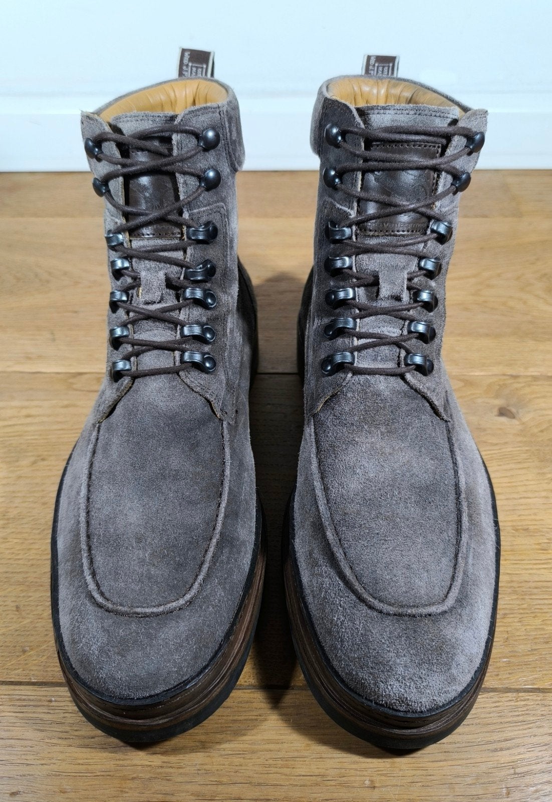Floris van Bommel herenschoenen maat 8,5 / 42,5, Ophalen, Bruin, Boots, Floris van Bommel