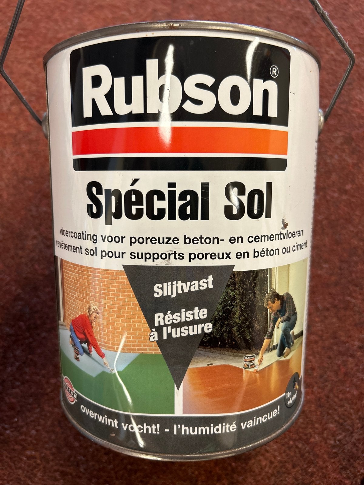 Rubson Special Sol Betonverf Groen 4L - Slijtvast, Nieuw, Ophalen of Verzenden, Verf, Minder dan 5 liter